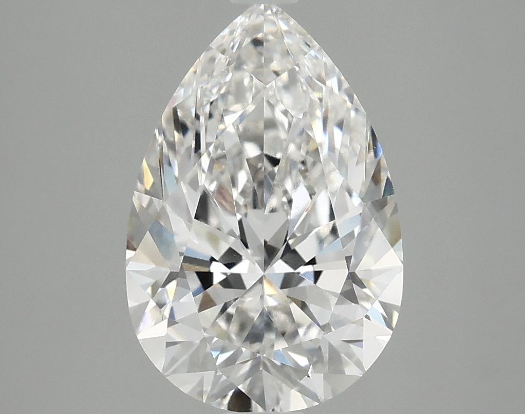 3.05 Carat Pear Shaped Excellent Cut VVS2 IGI Certified Lab Grown Diamond