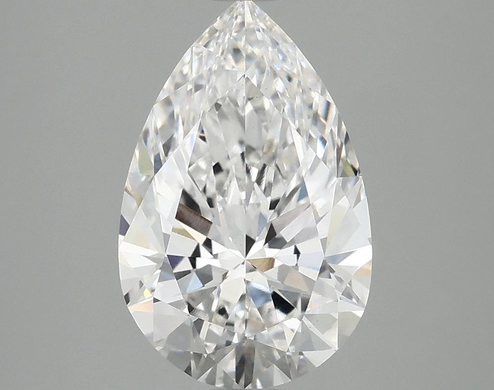 2.5 Carat Pear Shaped Very Good Cut VS1 IGI Certified Lab Grown Diamond