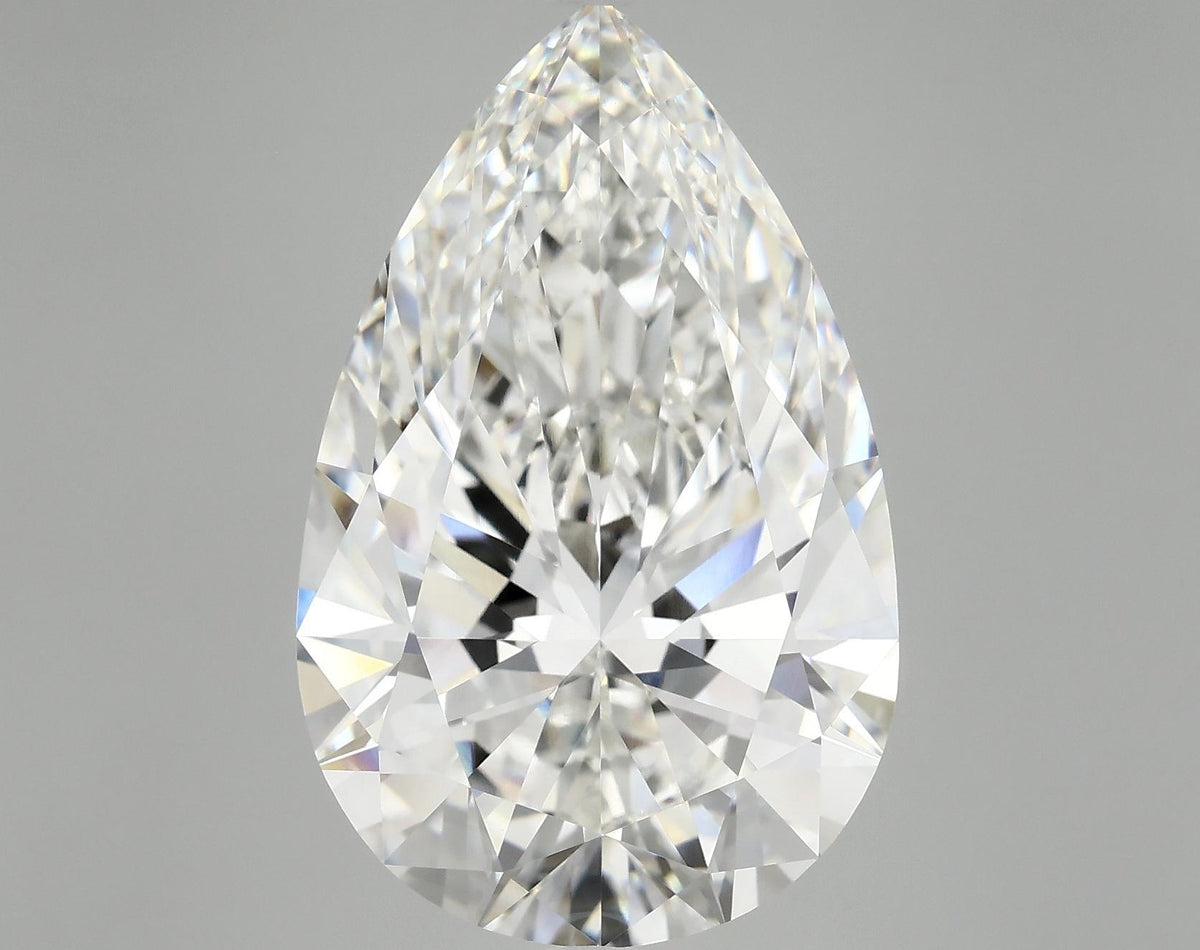 10.74 Carat Pear Shaped Ideal Cut VVS2 IGI Certified Lab Grown Diamond
