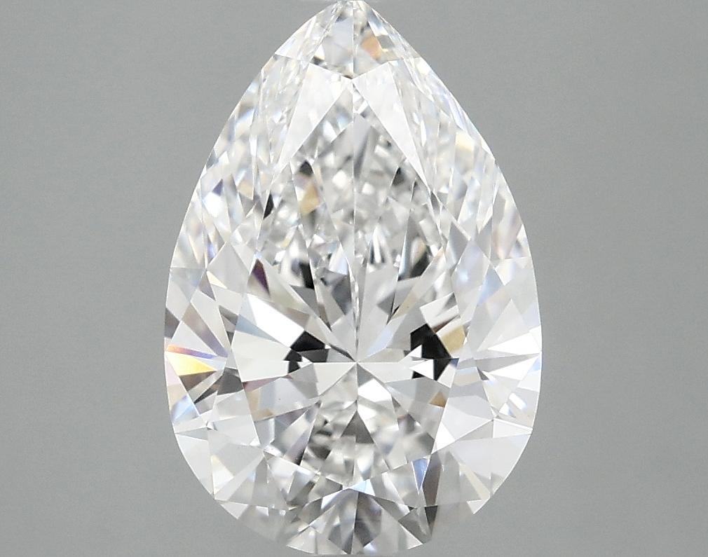 2.96 Carat Pear Shaped Excellent Cut VVS2 IGI Certified Lab Grown Diamond