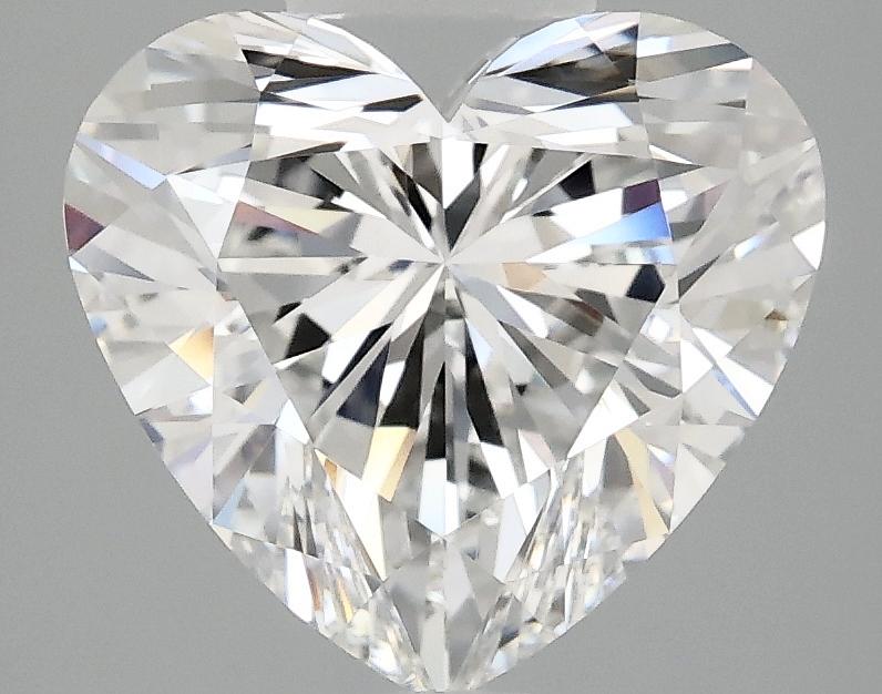 3.09 Carat Heart Shaped Ideal Cut VVS2 IGI Certified Lab Grown Diamond