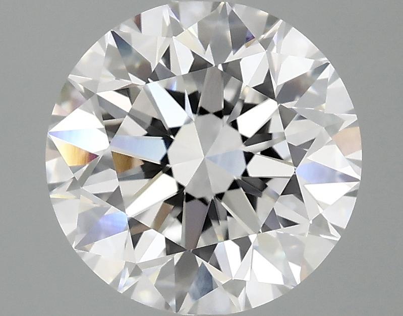 3.08 Carat Round Shaped Excellent Cut VVS2 IGI Certified Lab Grown Diamond