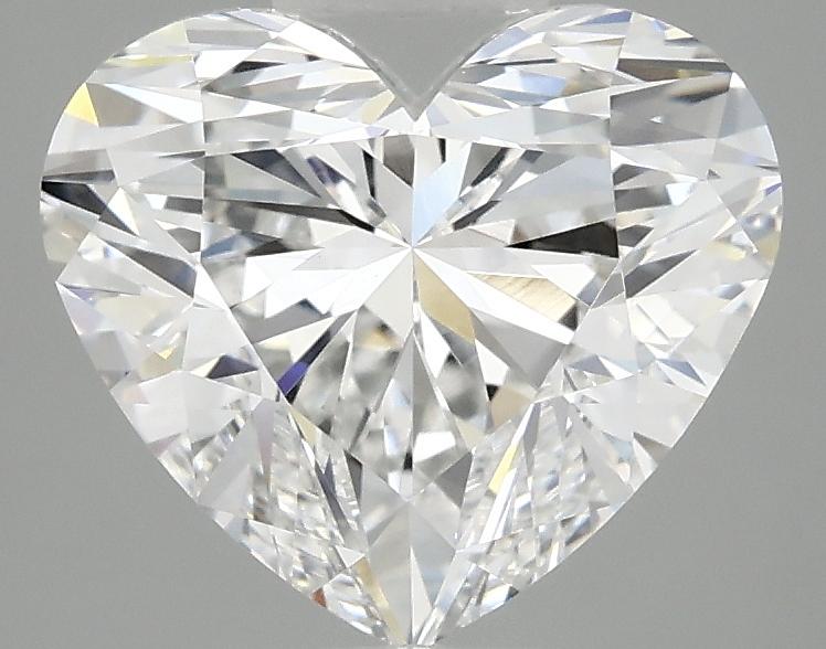 3.1 Carat Heart Shaped Ideal Cut VVS2 IGI Certified Lab Grown Diamond