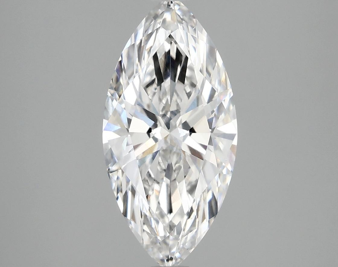 2.04 Carat Marquise Shaped Excellent Cut VVS2 IGI Certified Lab Grown Diamond