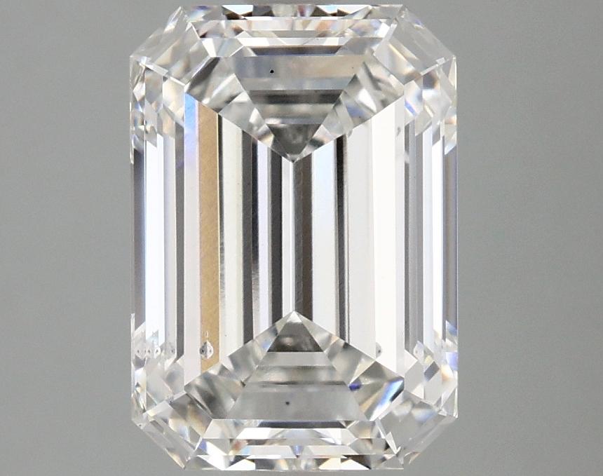 2.99 Carat Emerald Shaped Ideal Cut SI1 IGI Certified Lab Grown Diamond