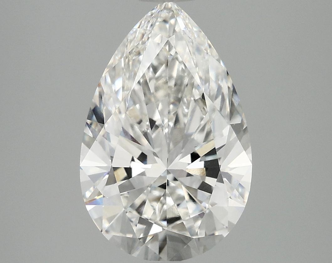 3.02 Carat Pear Shaped Excellent Cut VVS2 IGI Certified Lab Grown Diamond
