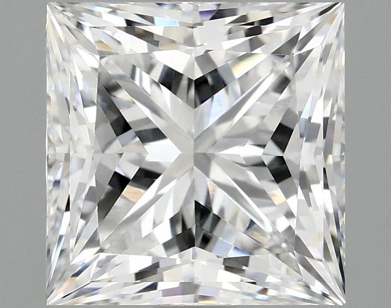 2.08 Carat Princess Shaped Ideal Cut VVS2 IGI Certified Lab Grown Diamond