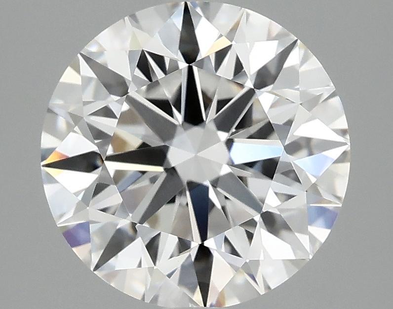 3.08 Carat Round Shaped Excellent Cut VVS2 IGI Certified Lab Grown Diamond