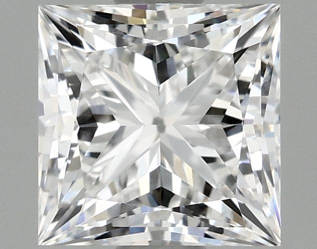 1.08 Carat Princess Shaped Ideal Cut VVS2 IGI Certified Lab Grown Diamond