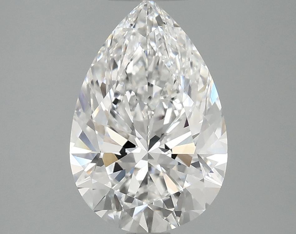 2.5 Carat Pear Shaped Excellent Cut VVS2 IGI Certified Lab Grown Diamond