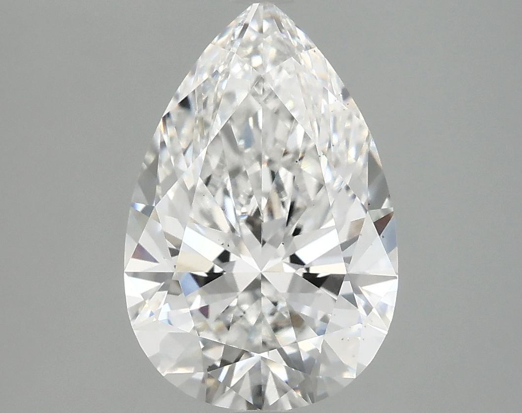 3.09 Carat Pear Shaped Excellent Cut SI1 IGI Certified Lab Grown Diamond