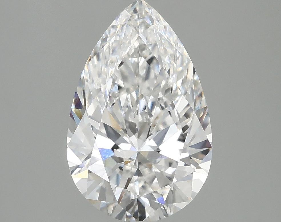 2.51 Carat Pear Shaped Ideal Cut VVS2 IGI Certified Lab Grown Diamond