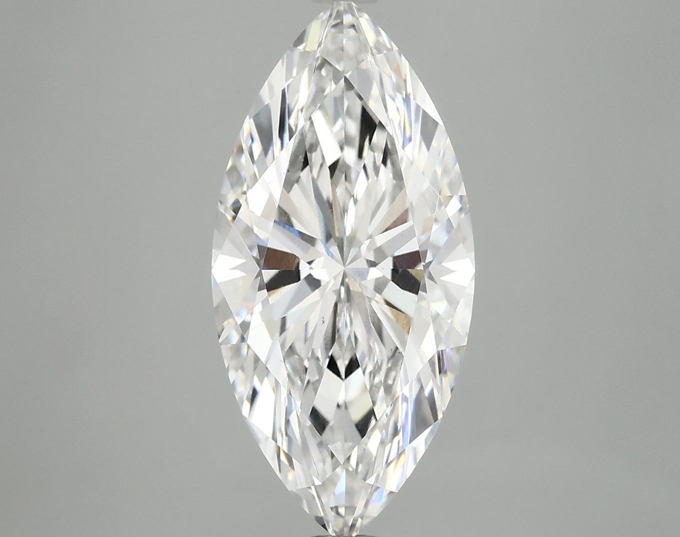 3.57 Carat Marquise Shaped Excellent Cut VS1 IGI Certified Lab Grown Diamond
