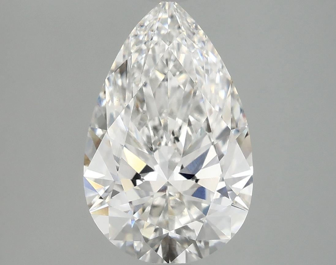 3.06 Carat Pear Shaped Ideal Cut VS2 IGI Certified Lab Grown Diamond