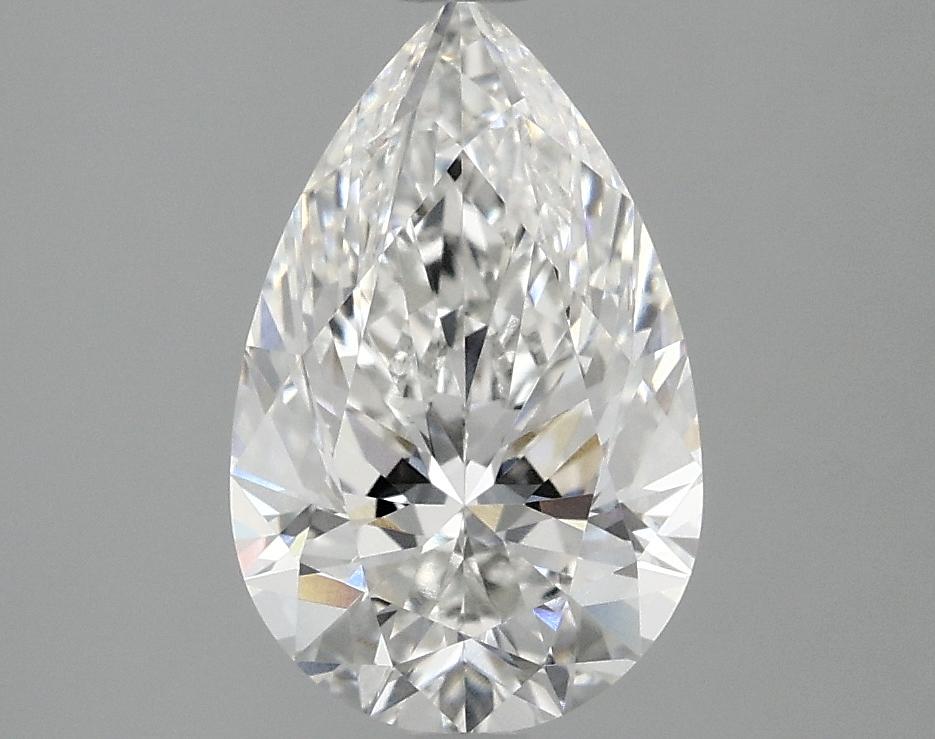 2.1 Carat Pear Shaped Ideal Cut VVS2 IGI Certified Lab Grown Diamond