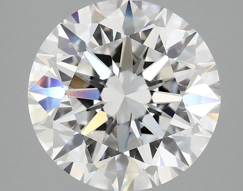 3.07 Carat Round Shaped Excellent Cut VVS2 IGI Certified Lab Grown Diamond