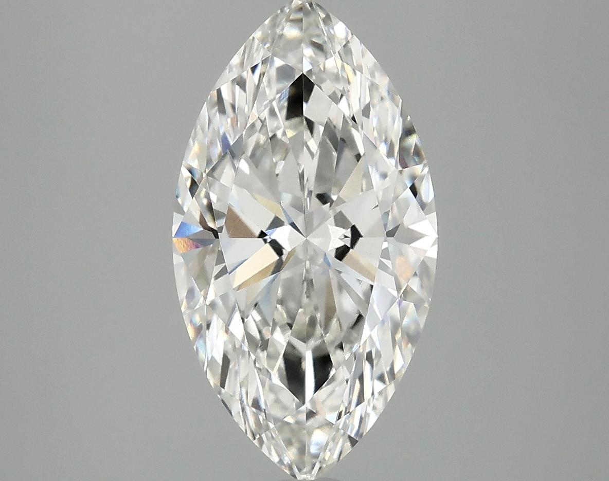 3.08 Carat Marquise Shaped Excellent Cut VVS2 IGI Certified Lab Grown Diamond