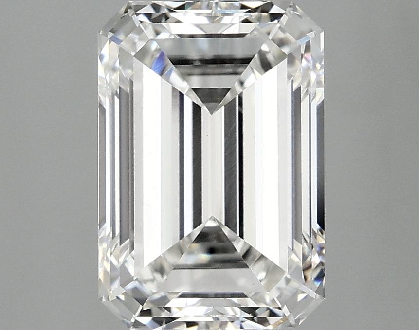 2.97 Carat Emerald Shaped Ideal Cut VVS2 IGI Certified Lab Grown Diamond