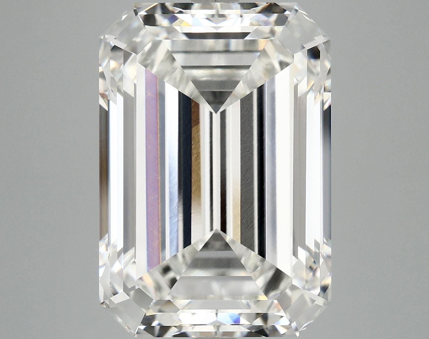 12.06 Carat Emerald Shaped Ideal Cut VVS2 IGI Certified Lab Grown Diamond