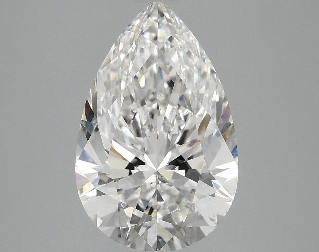 3.05 Carat Pear Shaped Ideal Cut VS2 IGI Certified Lab Grown Diamond