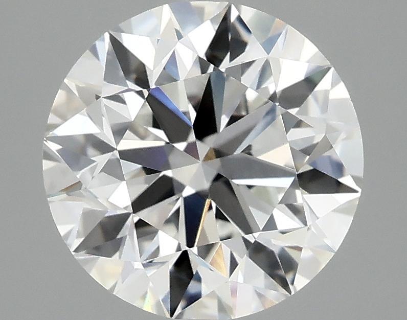 3.09 Carat Round Shaped Excellent Cut VVS2 IGI Certified Lab Grown Diamond