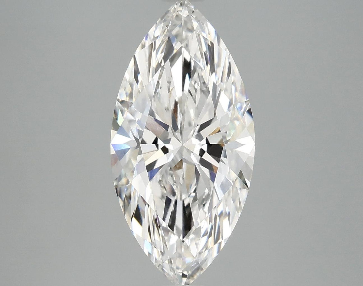 3.08 Carat Marquise Shaped Ideal Cut VVS2 IGI Certified Lab Grown Diamond