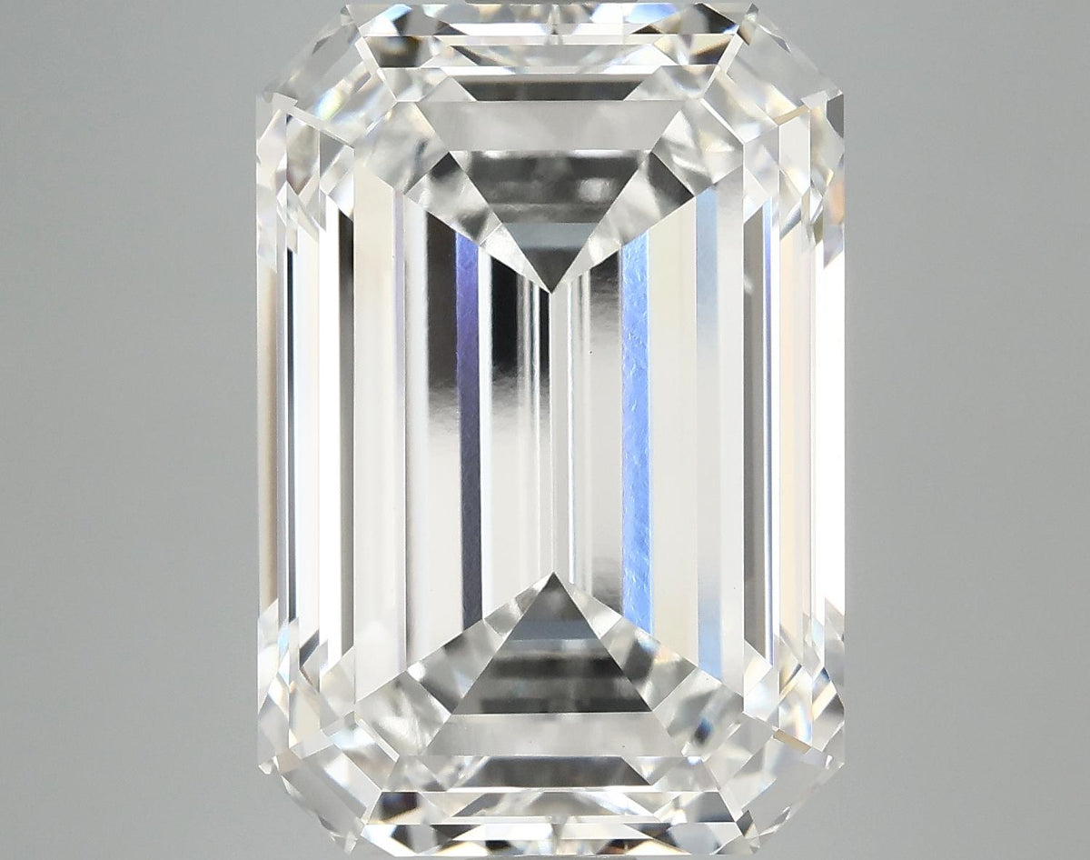 15.34 Carat Emerald Shaped Ideal Cut VVS2 IGI Certified Lab Grown Diamond