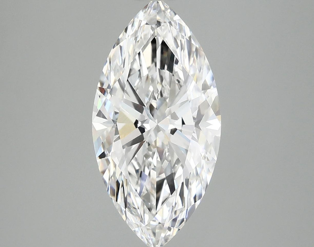 3.01 Carat Marquise Shaped Ideal Cut VVS2 IGI Certified Lab Grown Diamond