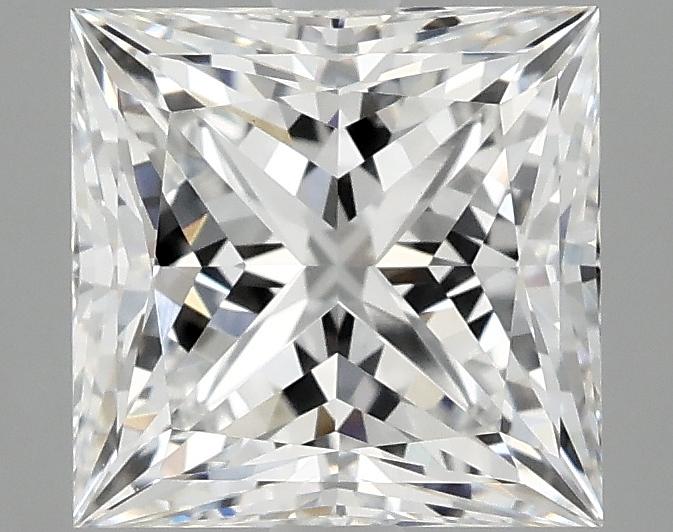 2.83 Carat Princess Shaped Ideal Cut VVS2 IGI Certified Lab Grown Diamond