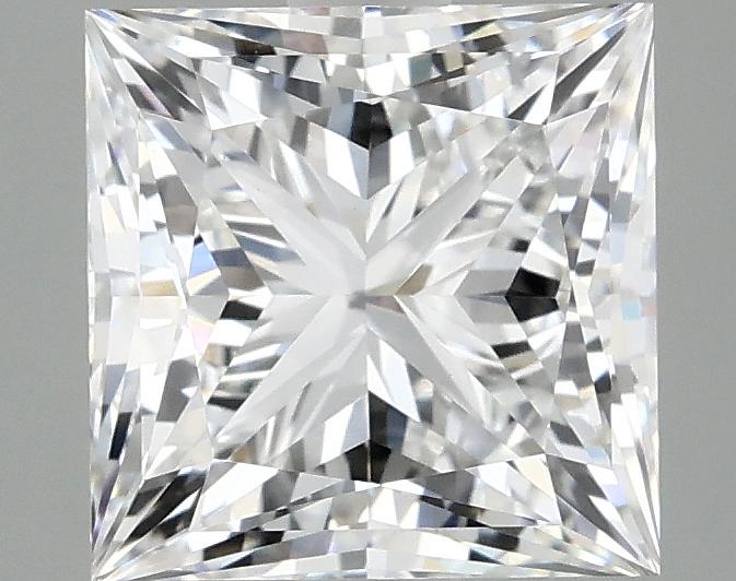 2.98 Carat Princess Shaped Ideal Cut VVS2 IGI Certified Lab Grown Diamond