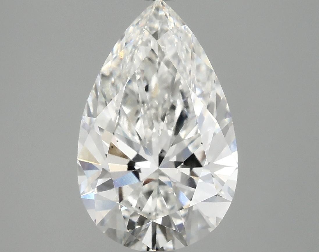 3.08 Carat Pear Shaped Ideal Cut VS2 IGI Certified Lab Grown Diamond