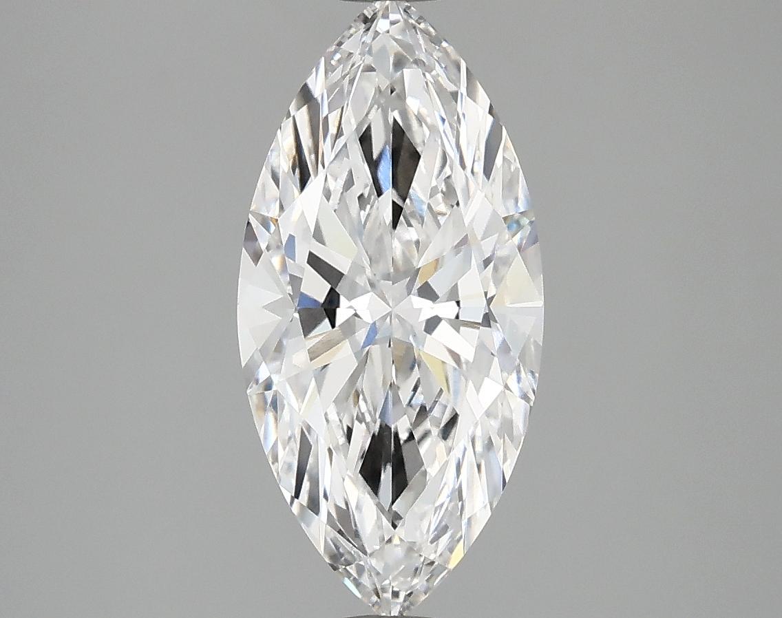 2.07 Carat Marquise Shaped Excellent Cut VVS2 IGI Certified Lab Grown Diamond