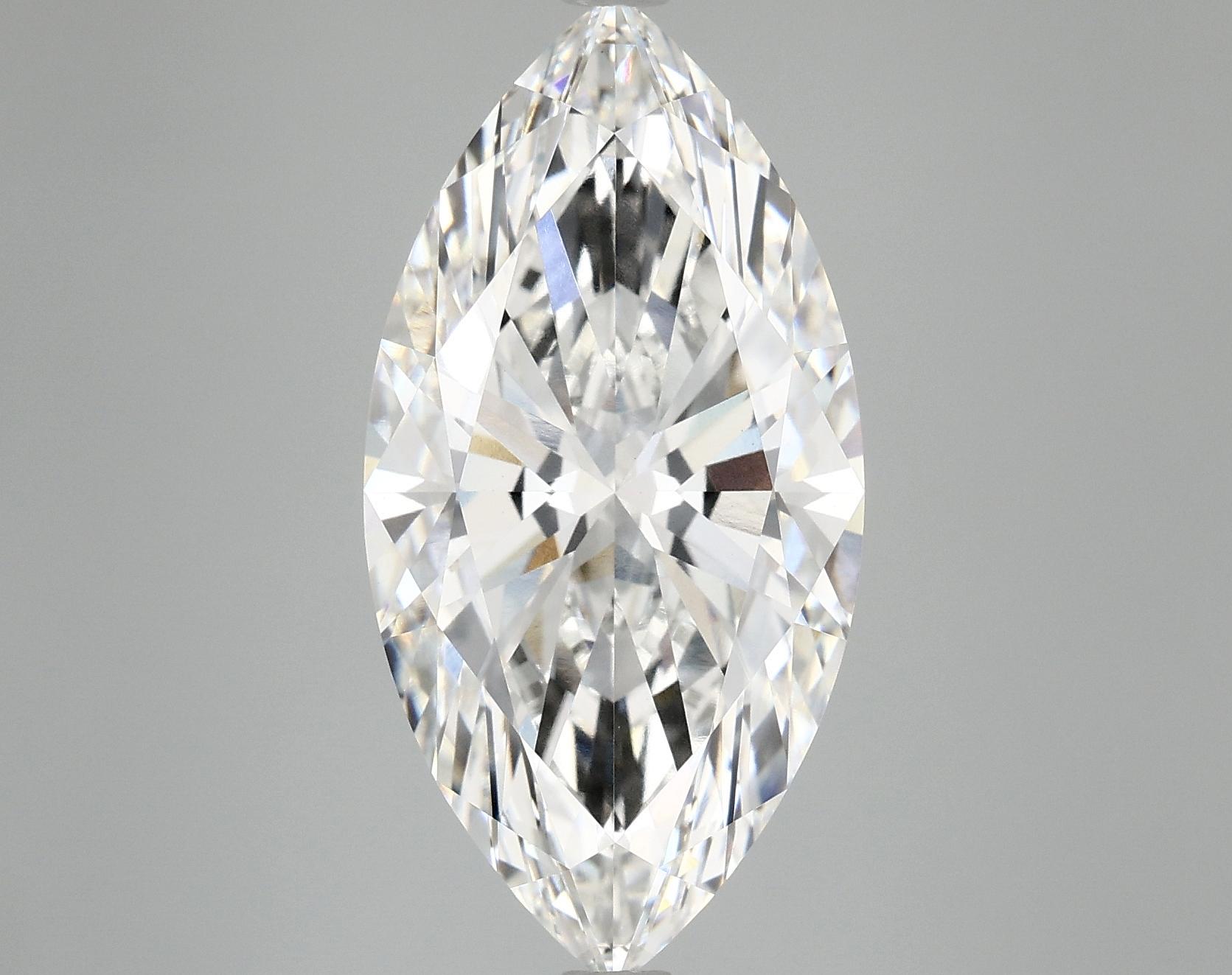7.41 Carat Marquise Shaped Ideal Cut VVS2 IGI Certified Lab Grown Diamond