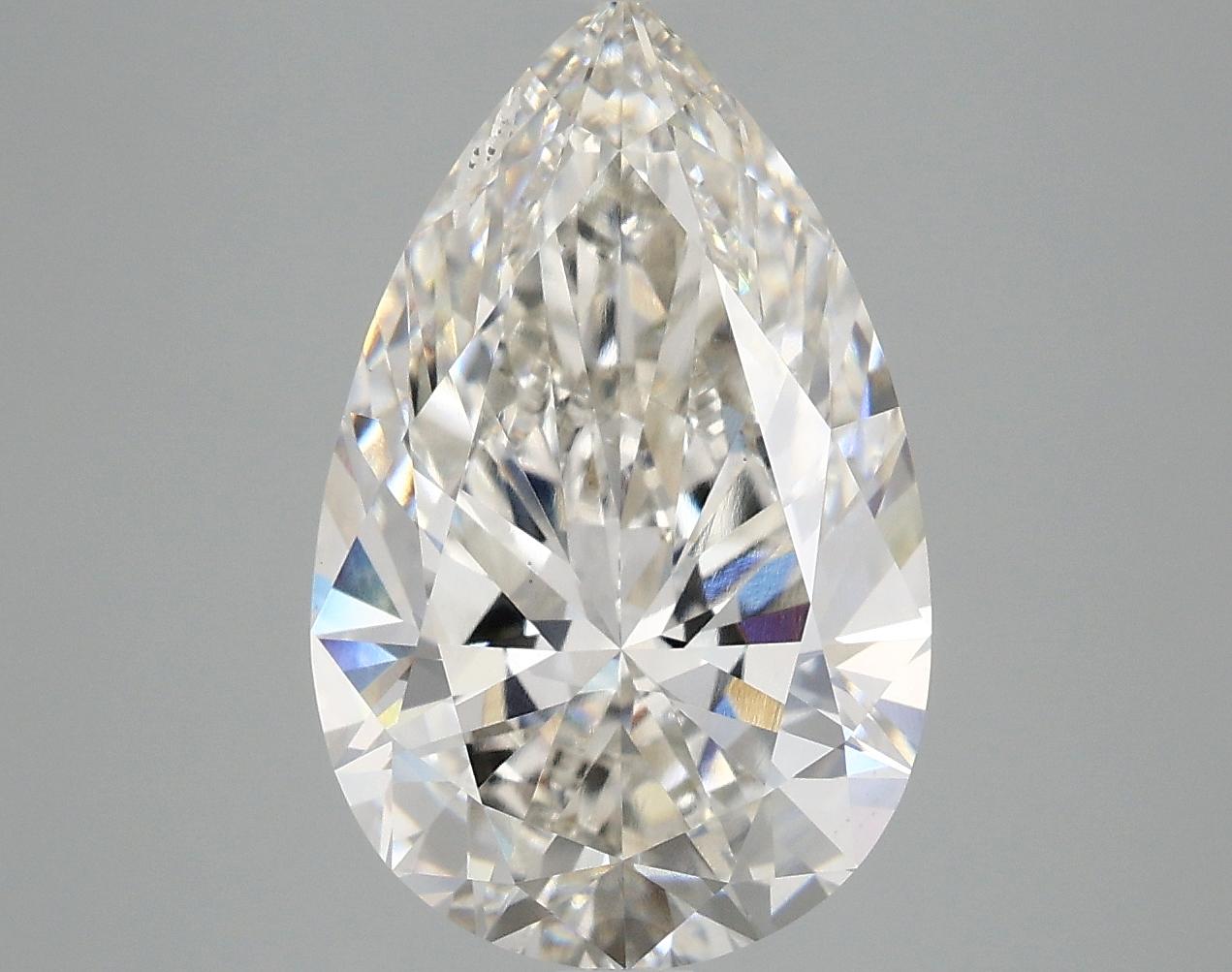 5.03 Carat Pear Shaped Ideal Cut SI1 IGI Certified Lab Grown Diamond