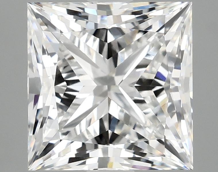 4.07 Carat Princess Shaped Ideal Cut VVS2 IGI Certified Lab Grown Diamond