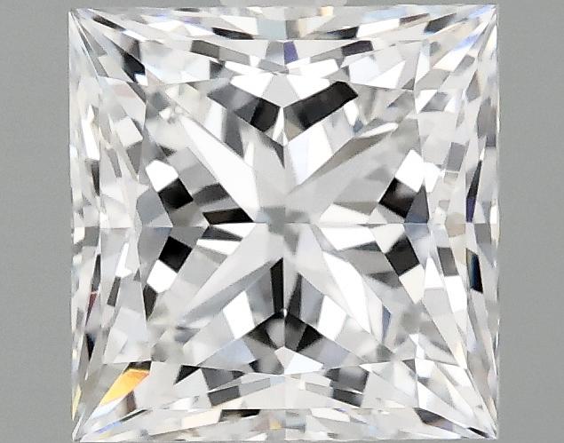 1.82 Carat Princess Shaped Ideal Cut VVS2 IGI Certified Lab Grown Diamond