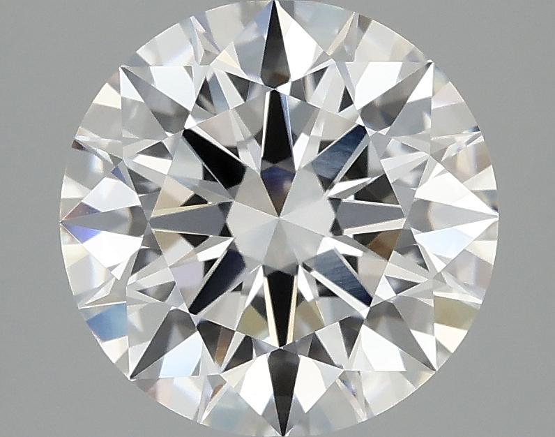 3.09 Carat Round Shaped Ideal Cut VVS2 IGI Certified Lab Grown Diamond