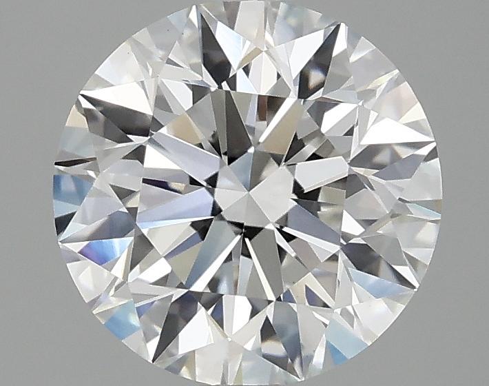 2.07 Carat Round Shaped Ideal Cut VVS2 IGI Certified Lab Grown Diamond