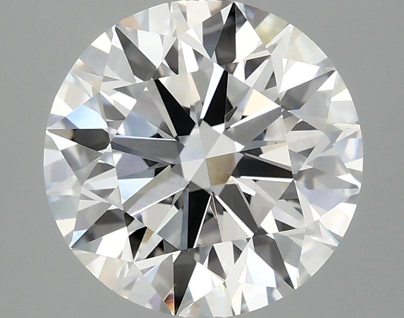 3.09 Carat Round Shaped Ideal Cut VVS2 IGI Certified Lab Grown Diamond