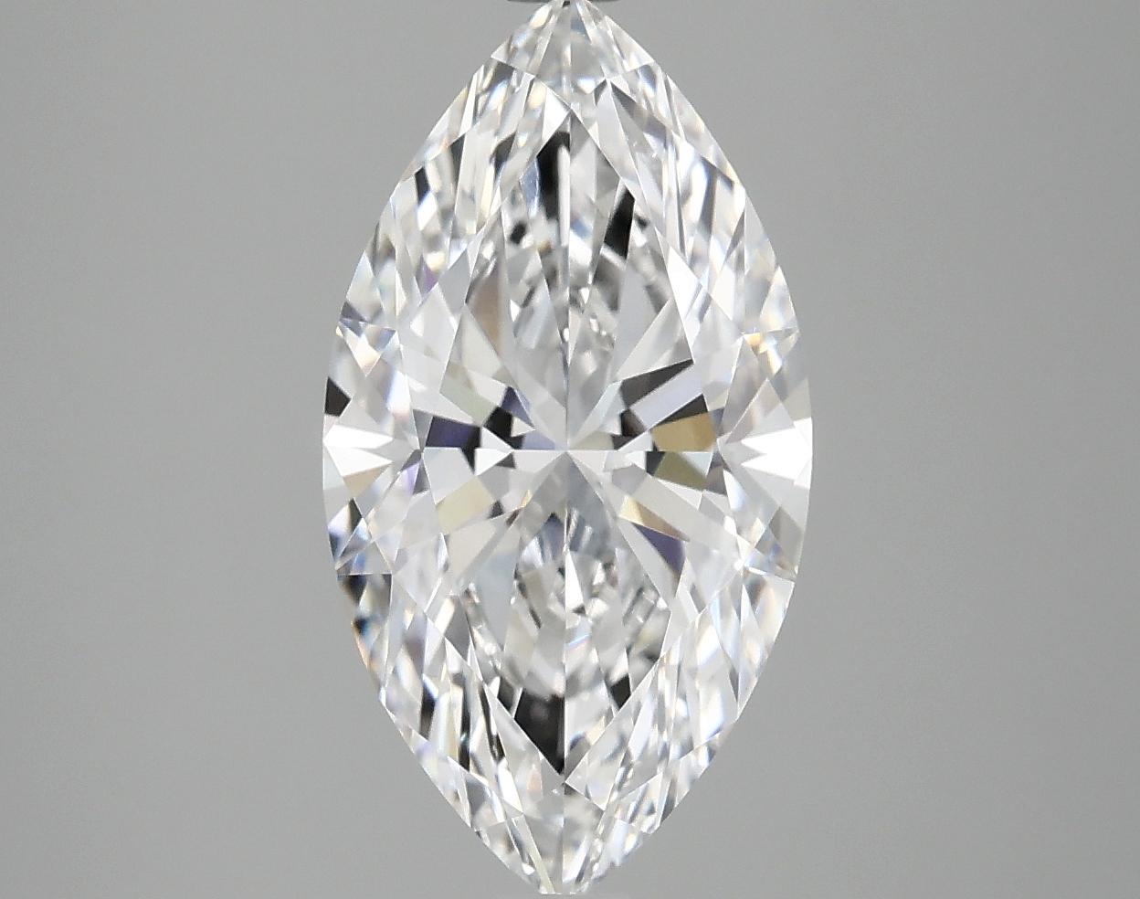 3.1 Carat Marquise Shaped Excellent Cut VVS2 IGI Certified Lab Grown Diamond