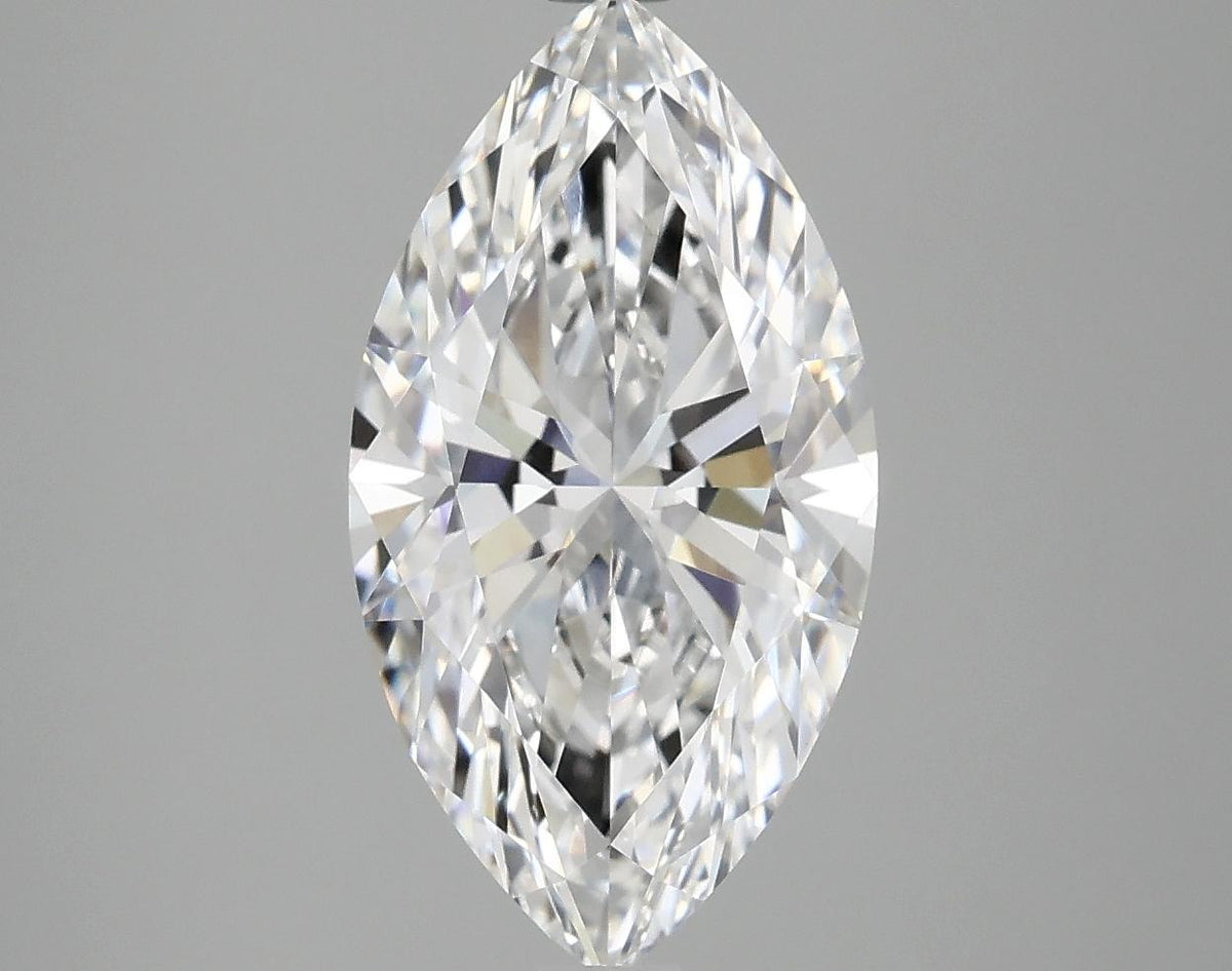 3.1 Carat Marquise Shaped Excellent Cut VVS2 IGI Certified Lab Grown Diamond