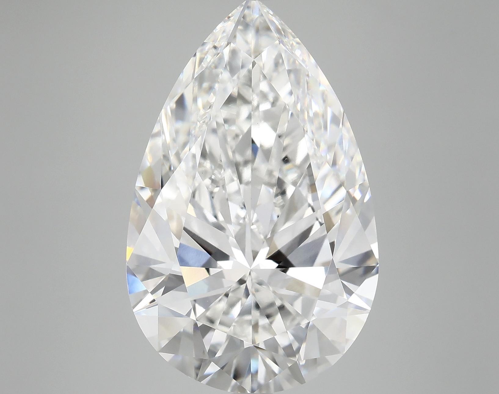 10.1 Carat Pear Shaped Ideal Cut VVS2 IGI Certified Lab Grown Diamond