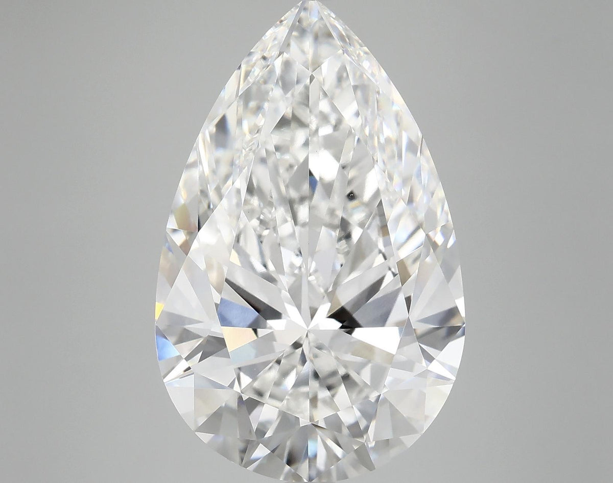 10.1 Carat Pear Shaped Ideal Cut VVS2 IGI Certified Lab Grown Diamond