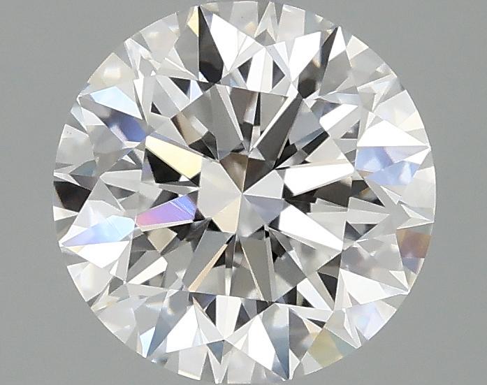 2.07 Carat Round Shaped Excellent Cut VVS2 IGI Certified Lab Grown Diamond