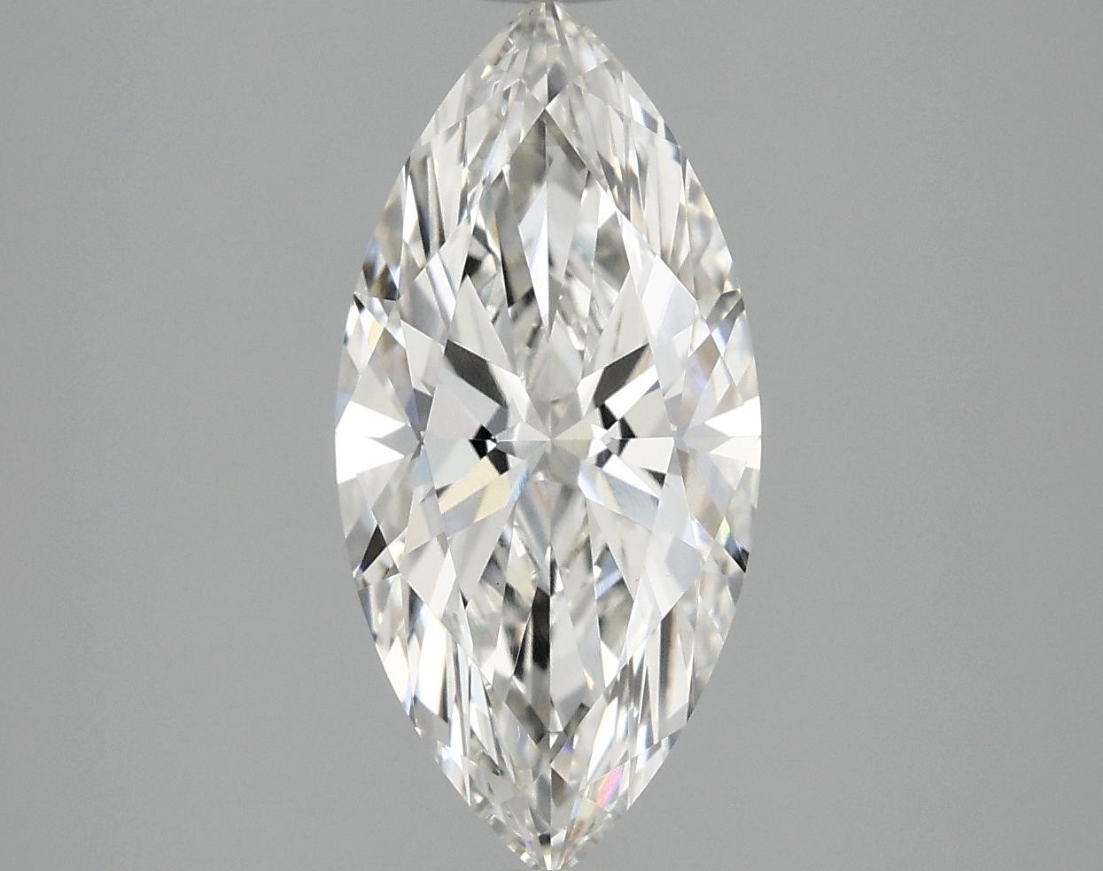 2.09 Carat Marquise Shaped Excellent Cut VS1 IGI Certified Lab Grown Diamond