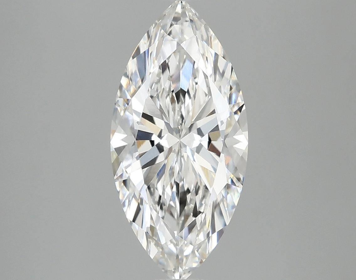 2.02 Carat Marquise Shaped Excellent Cut VVS2 IGI Certified Lab Grown Diamond
