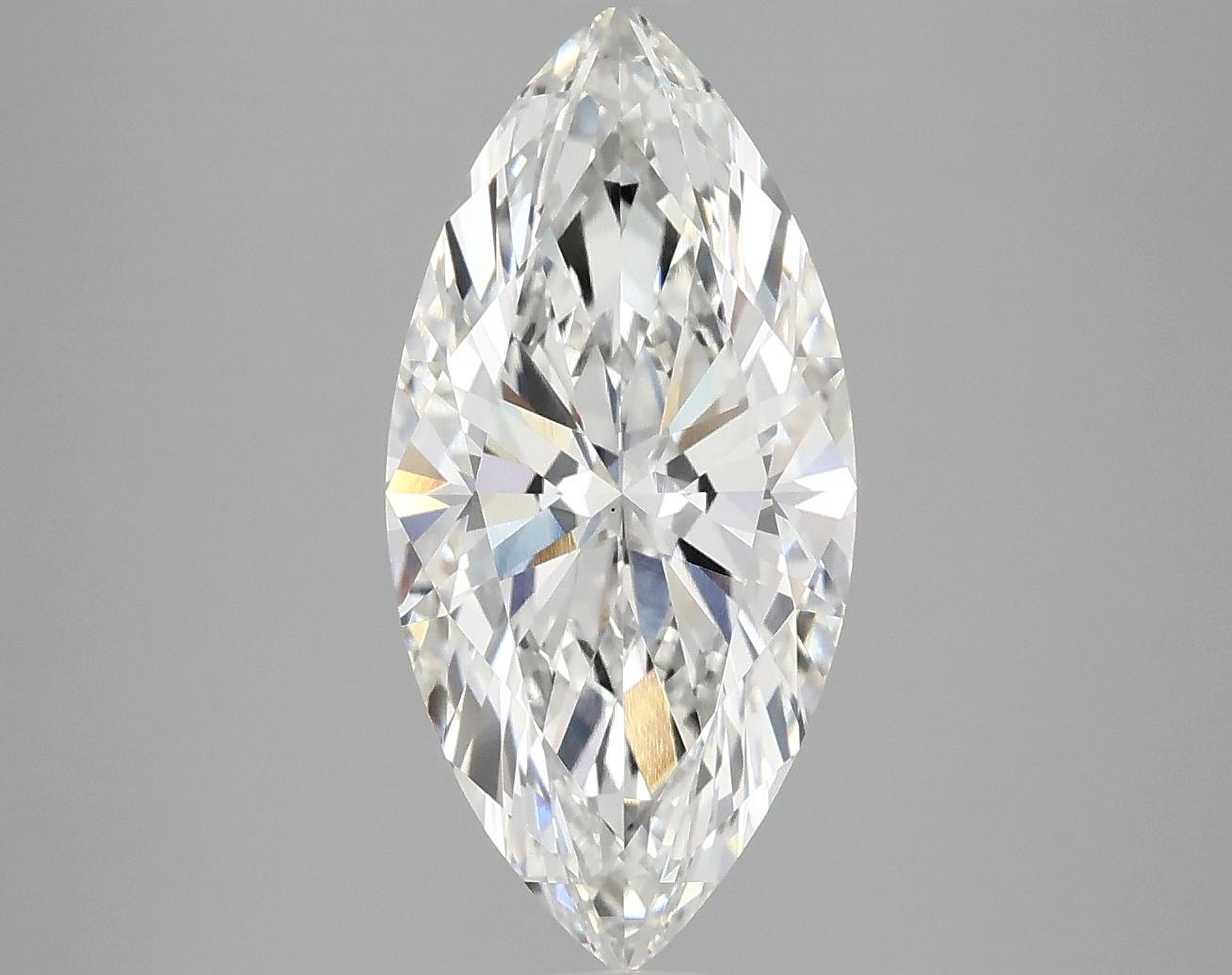 3.03 Carat Marquise Shaped Excellent Cut VS1 IGI Certified Lab Grown Diamond