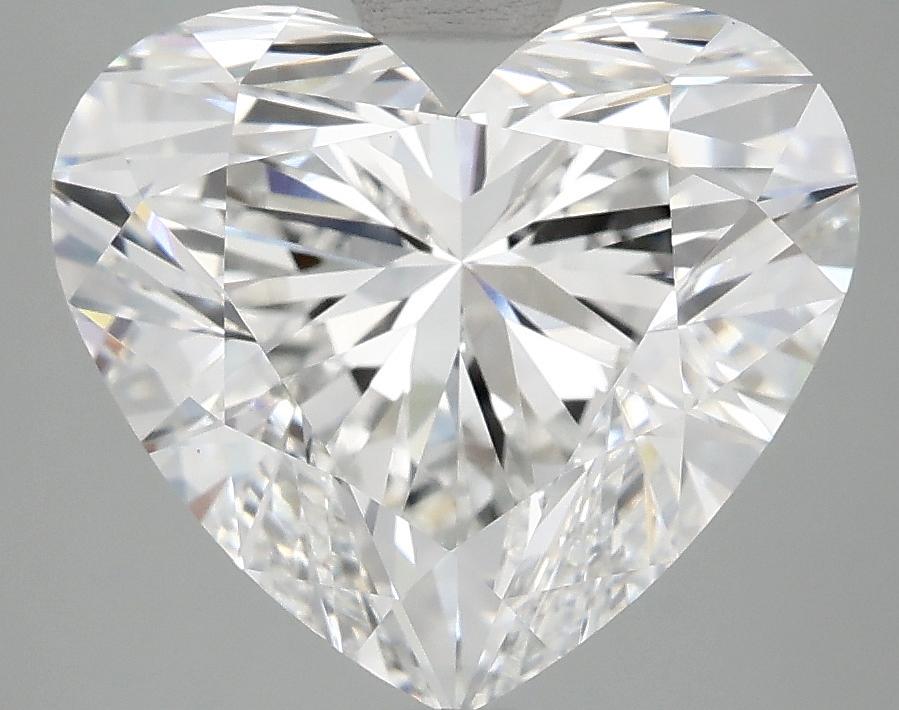 5.16 Carat Heart Shaped Ideal Cut VVS2 IGI Certified Lab Grown Diamond