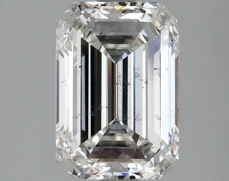 2.5 Carat Emerald Shaped Ideal Cut SI1 IGI Certified Lab Grown Diamond