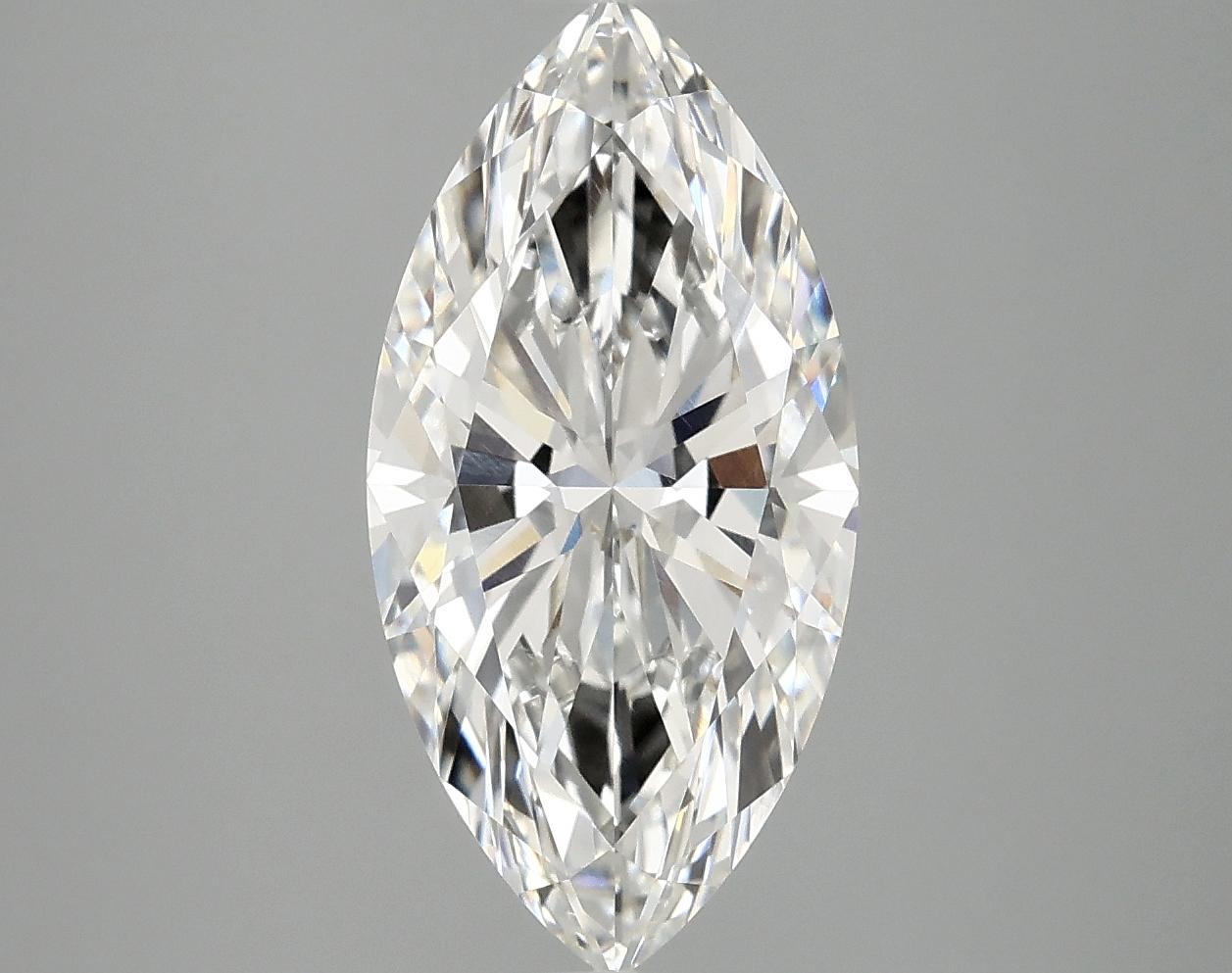 3.08 Carat Marquise Shaped Ideal Cut VVS2 IGI Certified Lab Grown Diamond